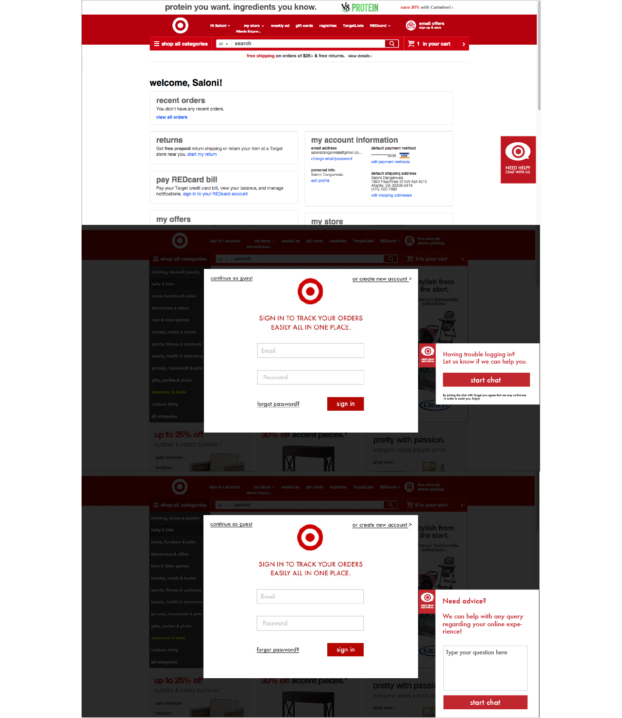 target new features